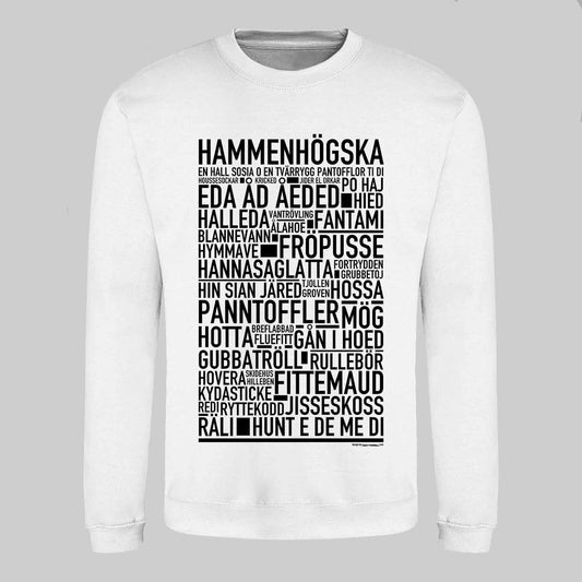 Hammenhögska Dialekt Text Sweatshirt