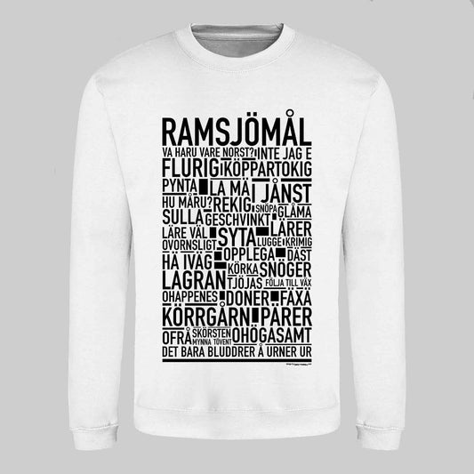 Ramsjömål Dialekt Text Sweatshirt