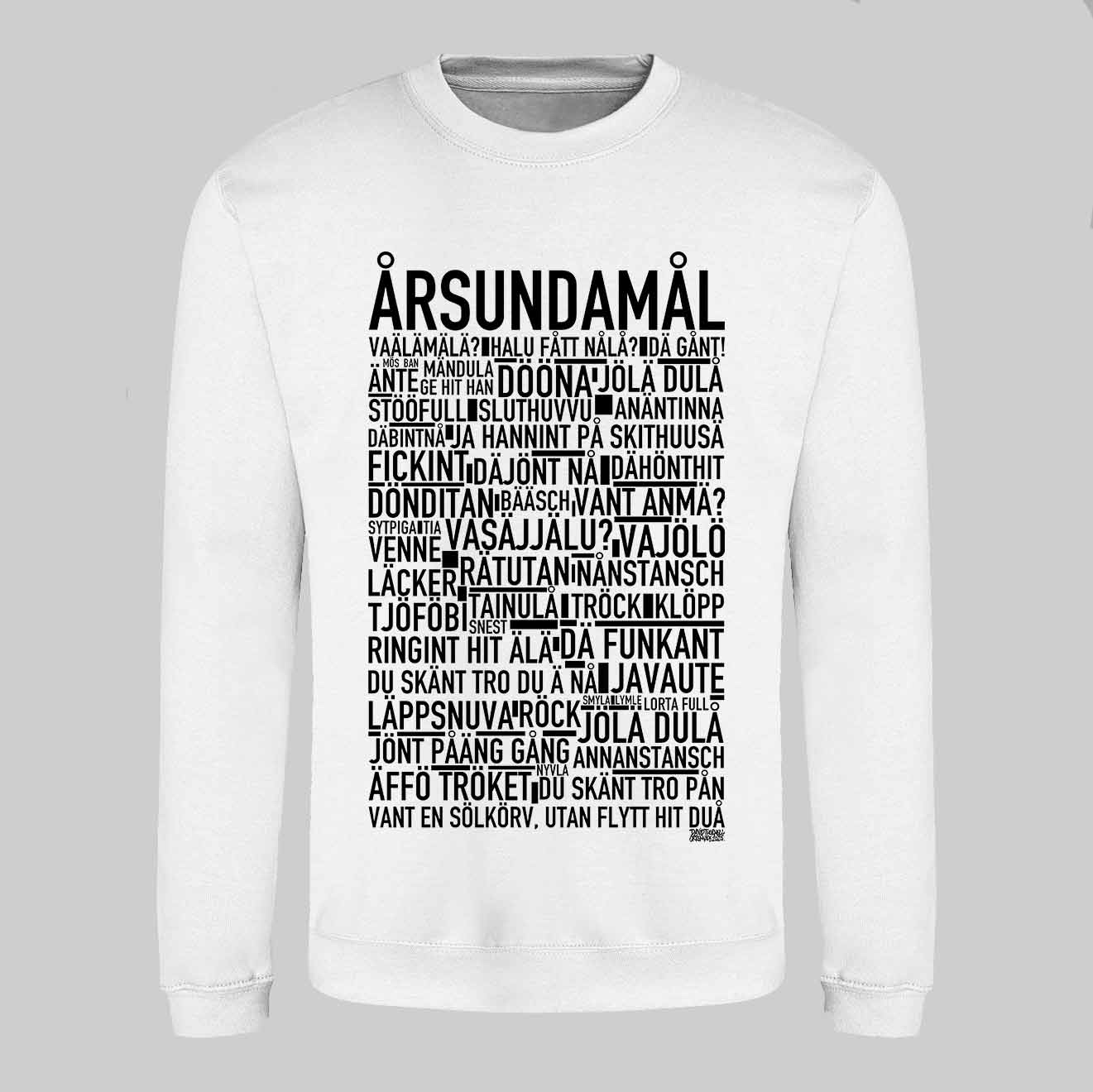Årsundamål Dialekt Text Sweatshirt