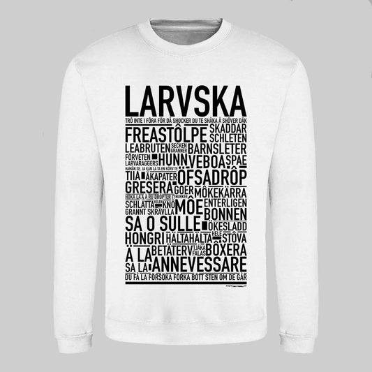 Larvska Dialekt Text Sweatshirt