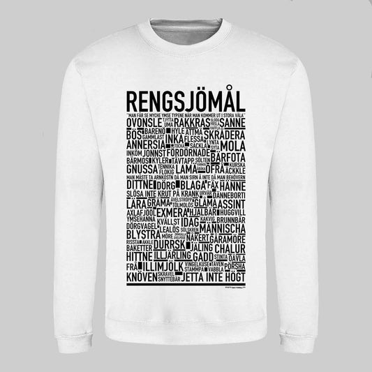 Regnsjömål Dialekt Text Sweatshirt