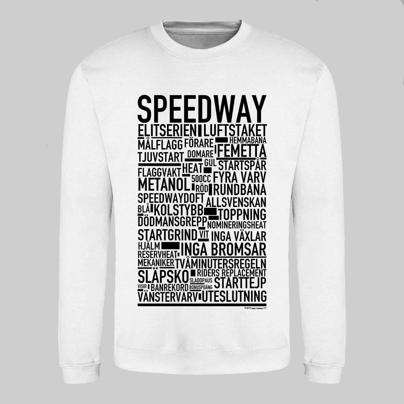 Speedway Text Sweatshirt