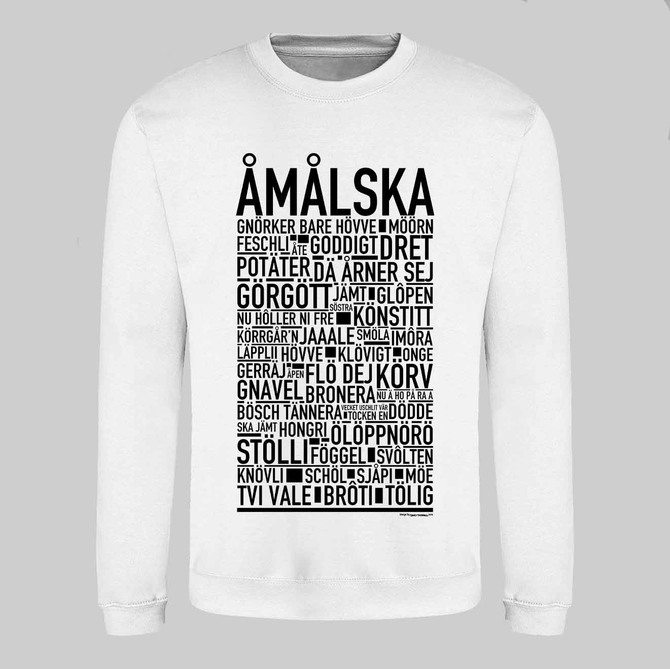 Åmålska Dialekt Text Sweatshirt
