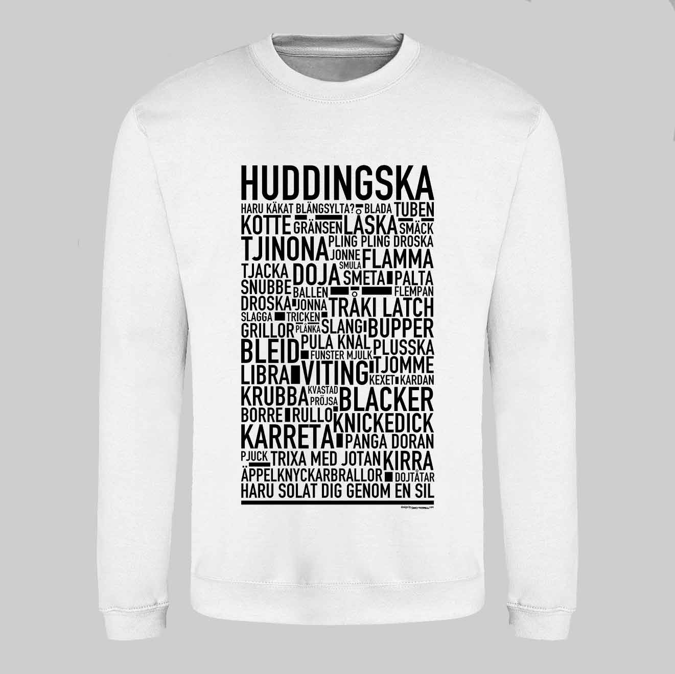 Huddingska Dialekt Text Sweatshirt