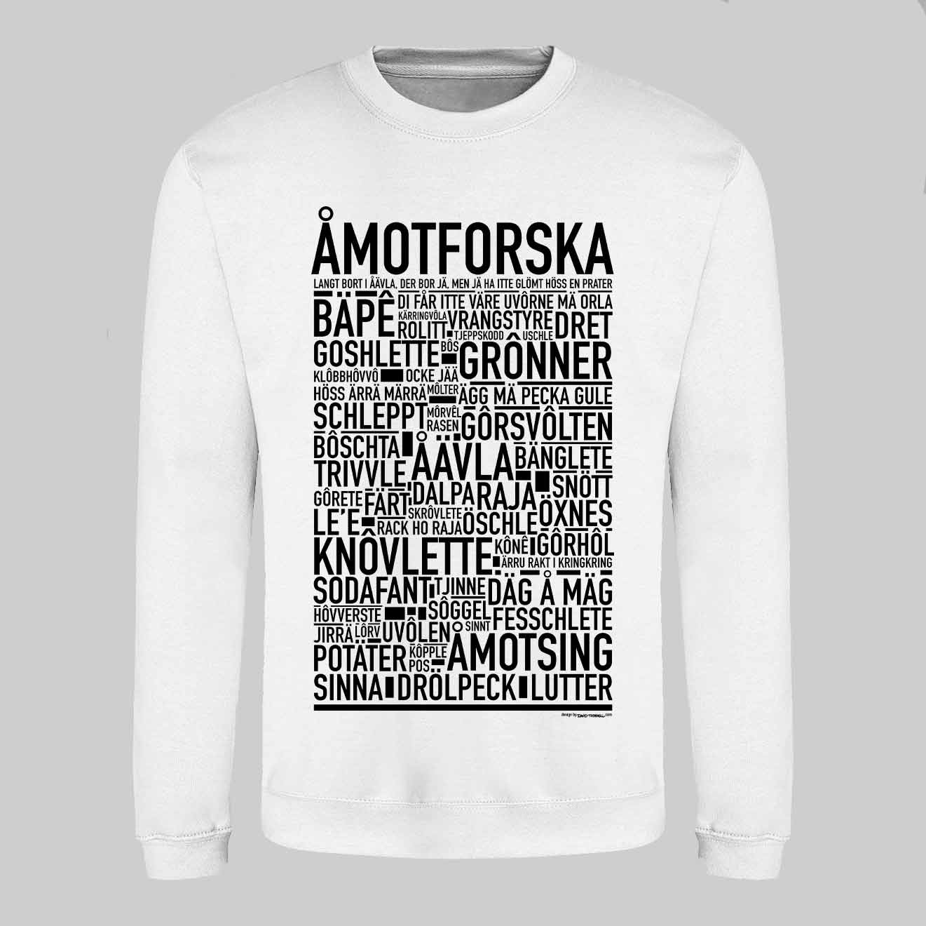 Åmotforska Dialekt Text Sweatshirt