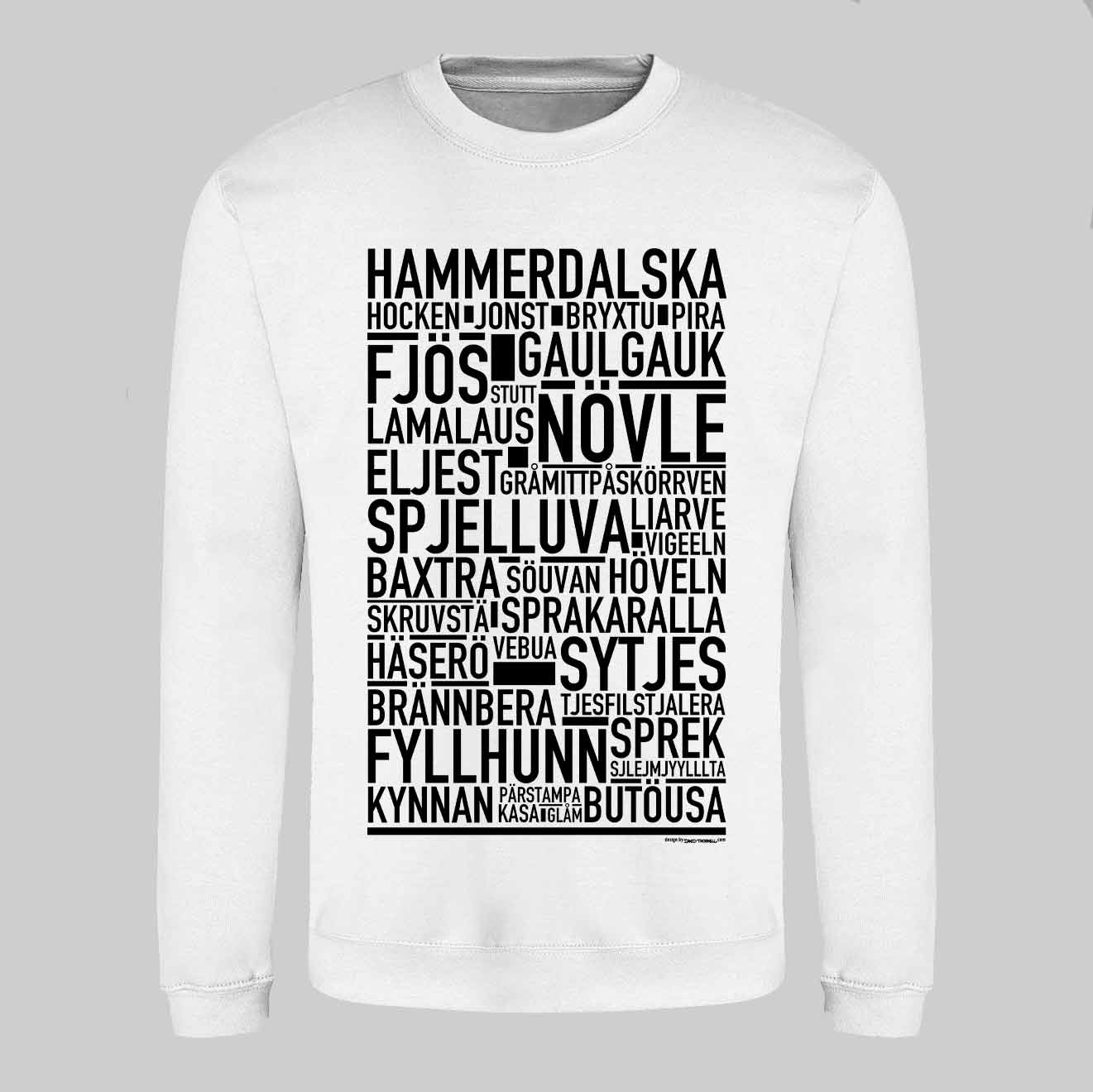 Hammerdalska Dialekt Text Sweatshirt
