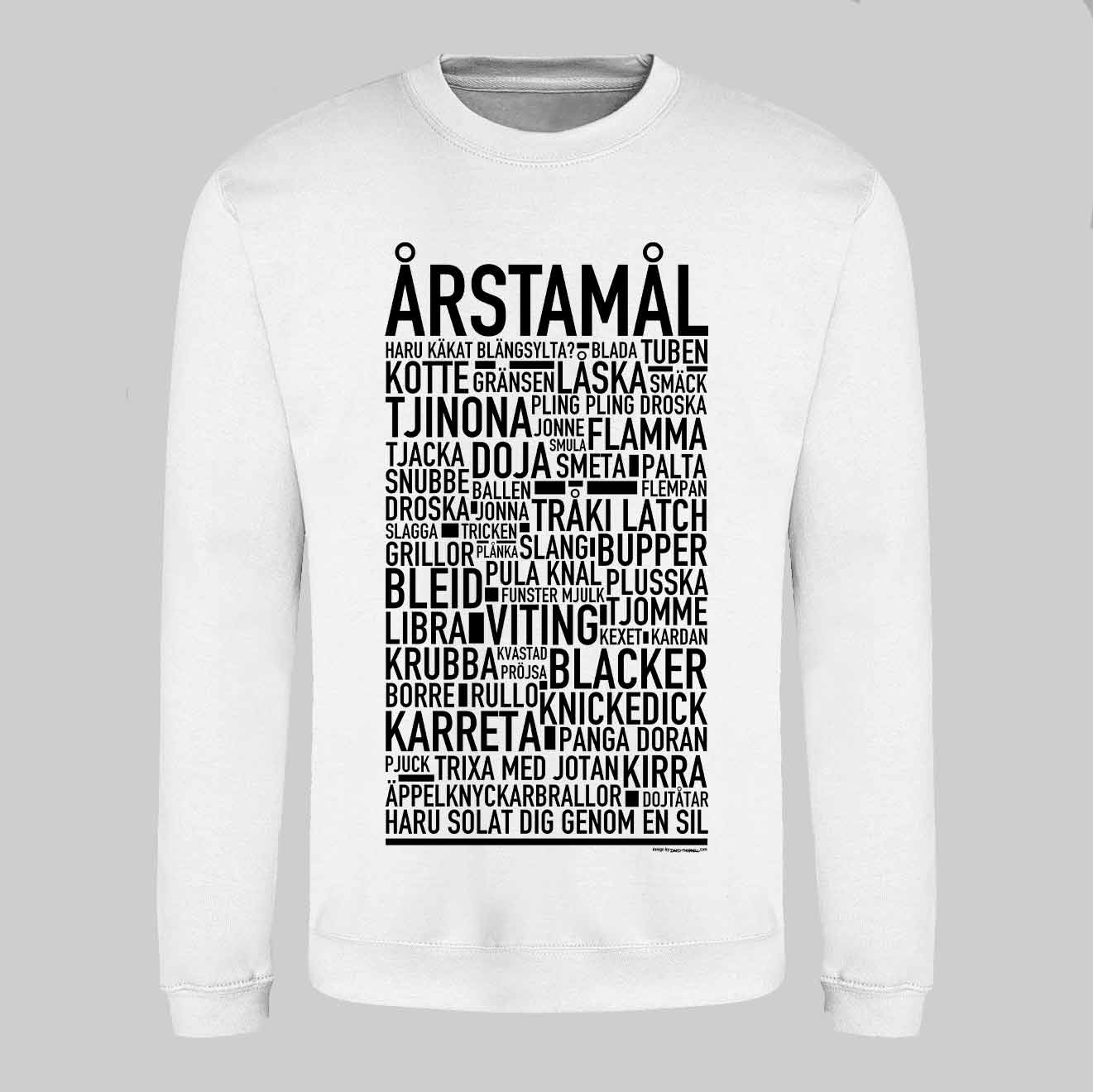 Årstamål Dialekt Text Sweatshirt