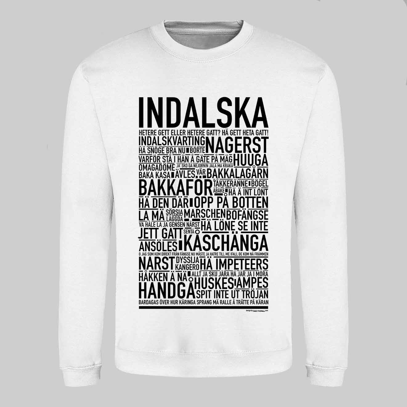 Indalska Dialekt Text Sweatshirt