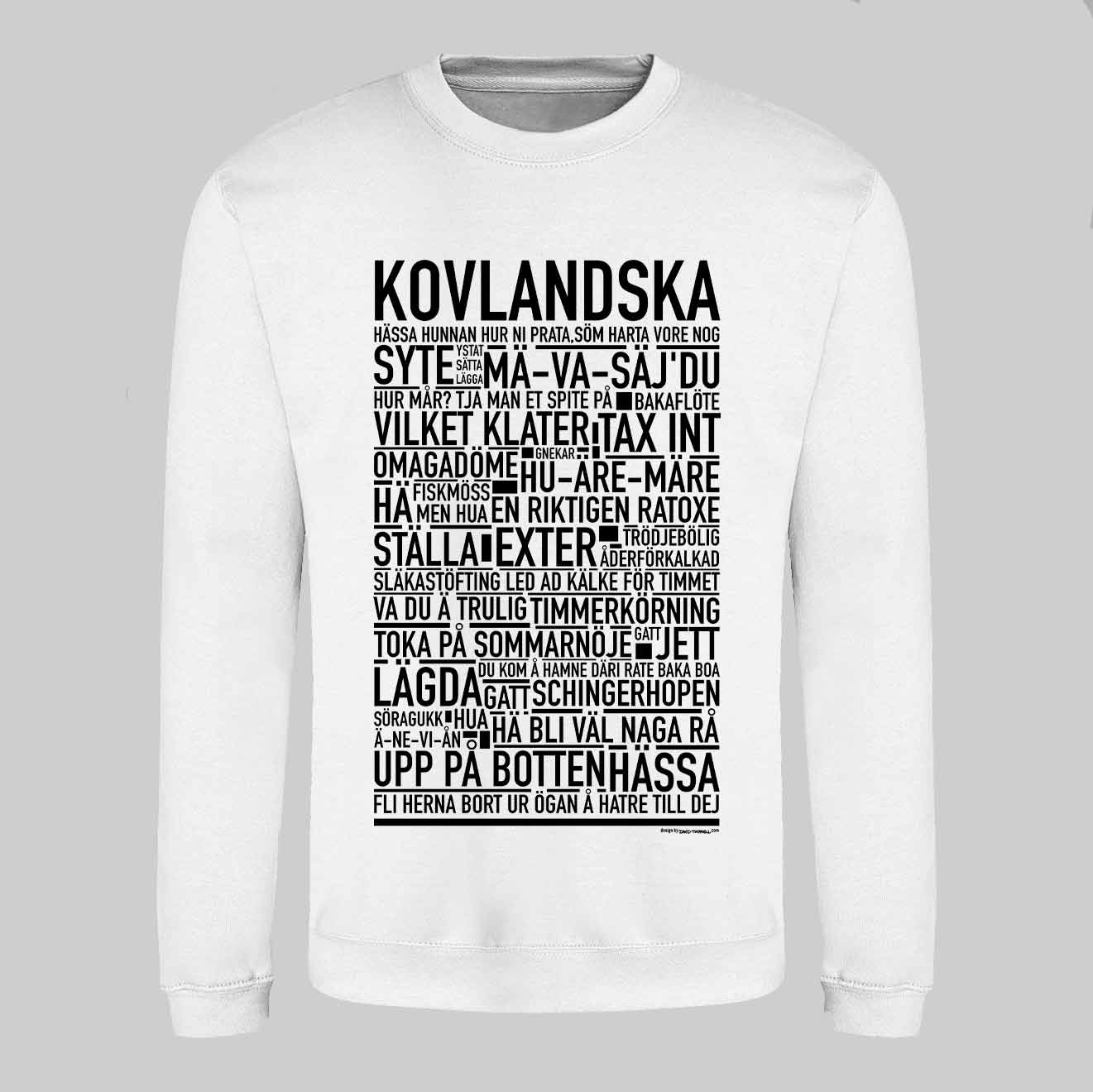 Kovlandska Dialekt Text Sweatshirt
