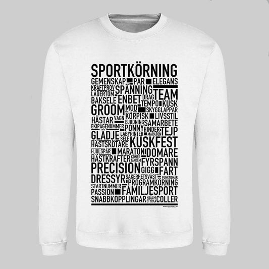Sportkörning Text Sweatshirt