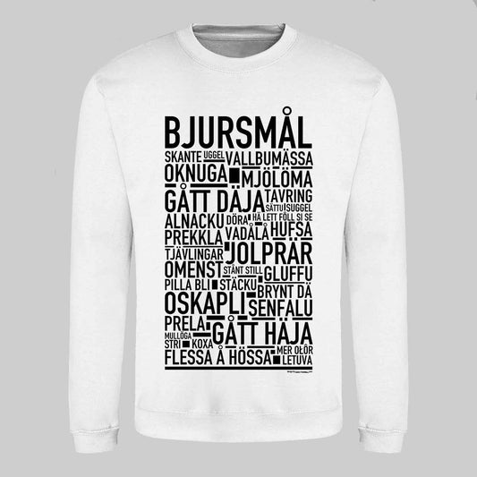 Bjursmål Dialekt Text Sweatshirt