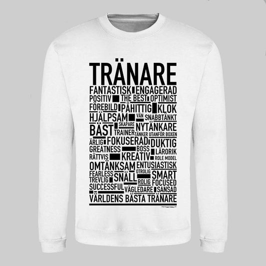 Tränare Text Sweatshirt