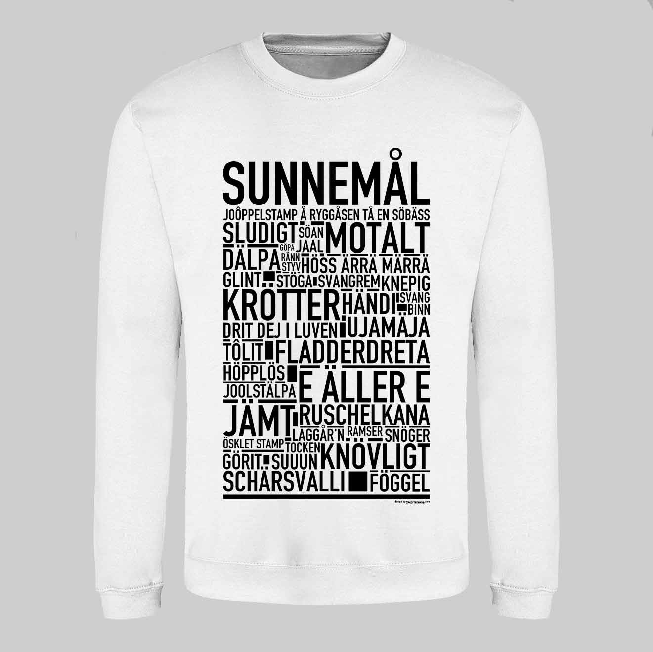 Sunnemål Dialekt Text Sweatshirt