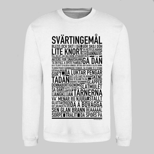 Svärtingemål Dialekt Text Sweatshirt