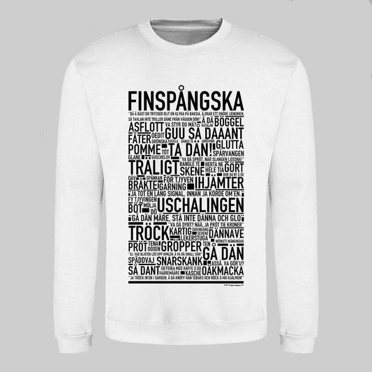 Finspångska Dialekt Text Sweatshirt