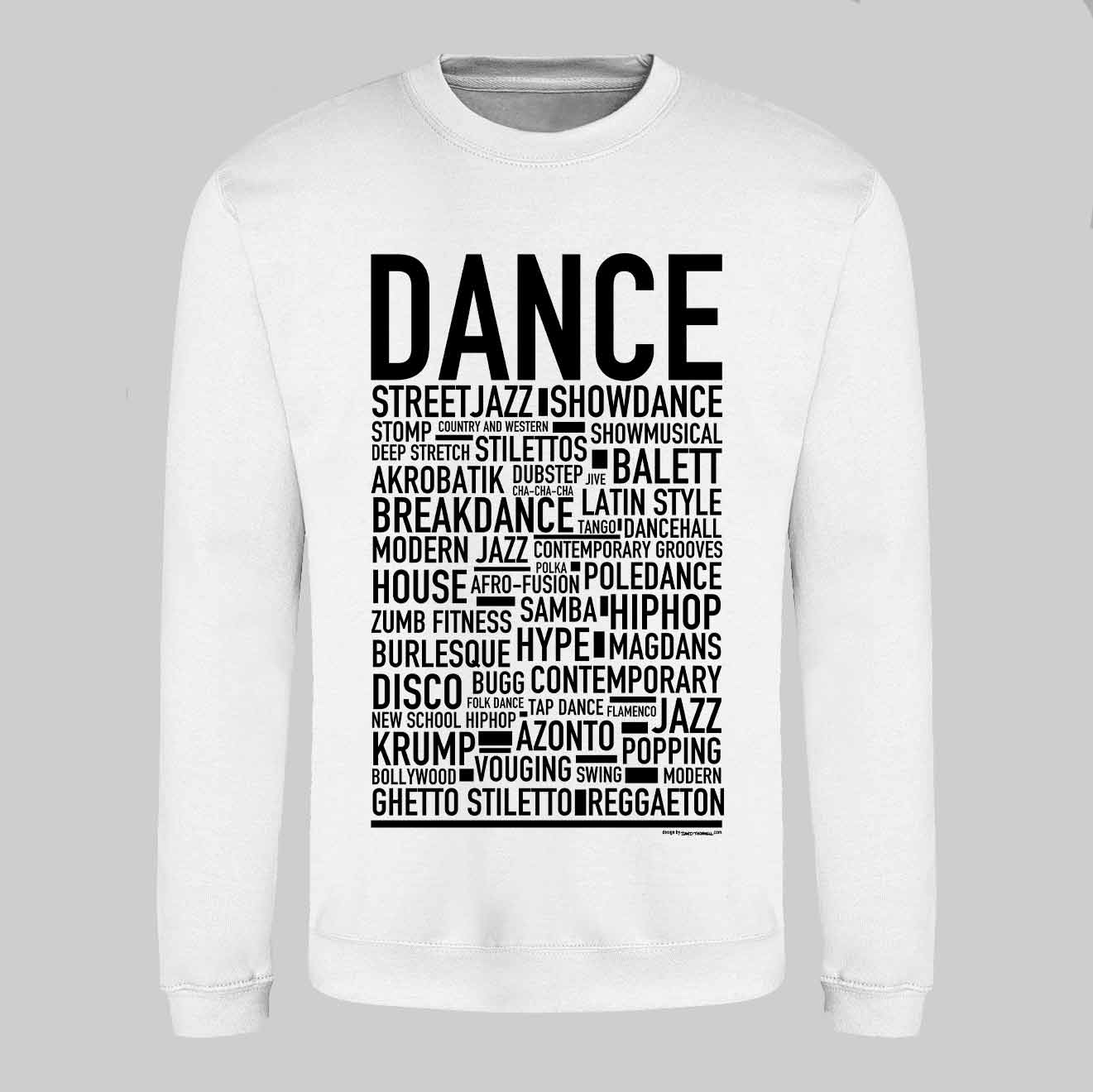 Dance Text Sweatshirt