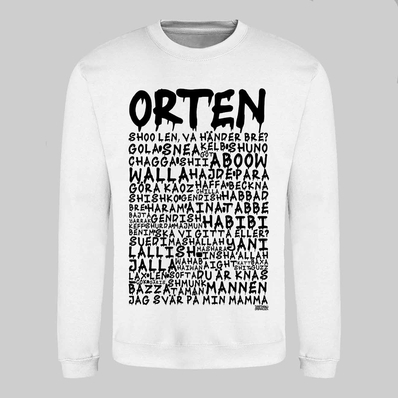 Orten Graffiti Dialekt Text Sweatshirt