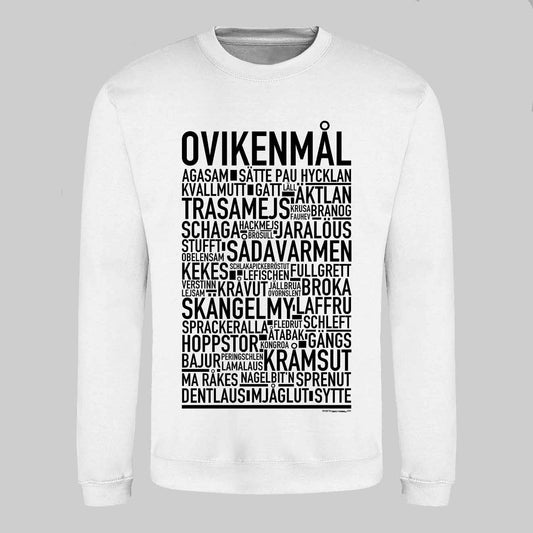 Ovikenmål Dialekt Text Sweatshirt