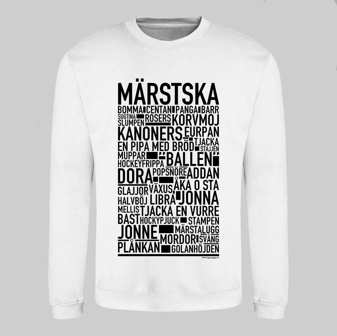 Märstska Dialekt Text Sweatshirt