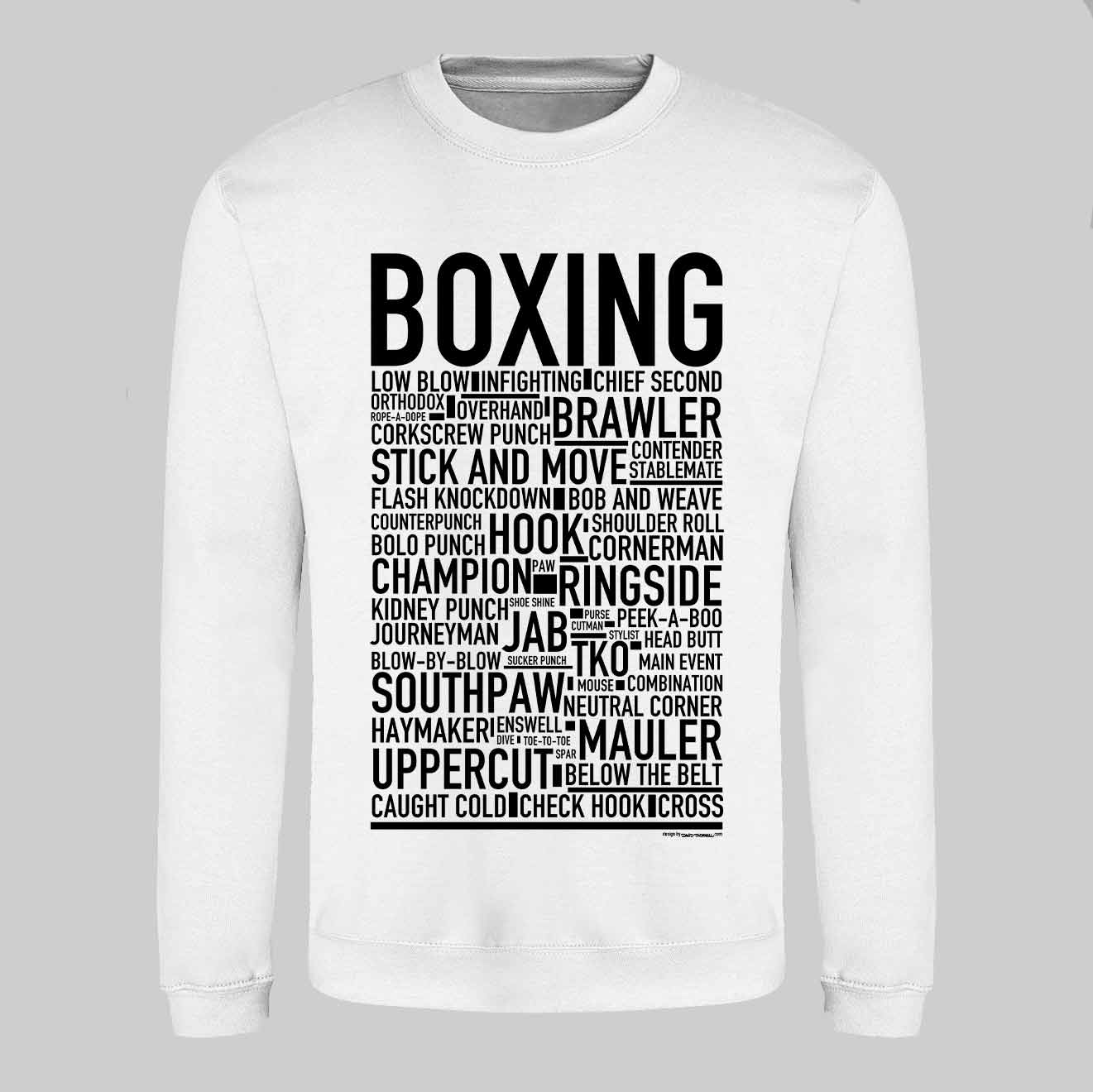 Boxing Text Sweatshirt