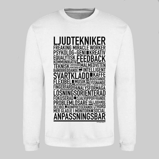 Ljudtekniker Text Sweatshirt
