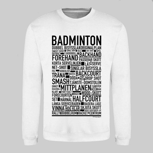 Badminton Text Sweatshirt
