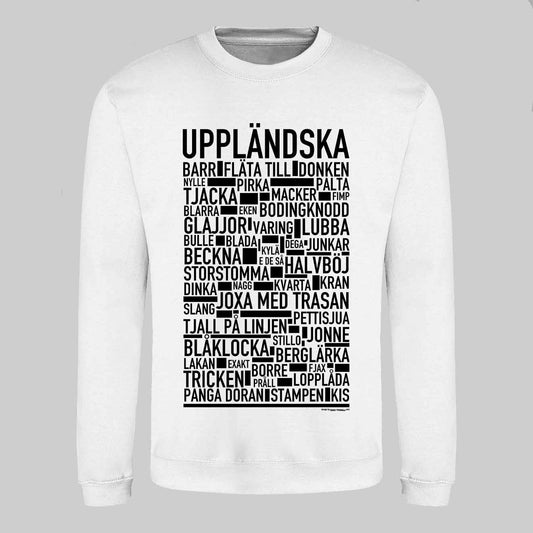 Uppländska Dialekt Text Sweatshirt