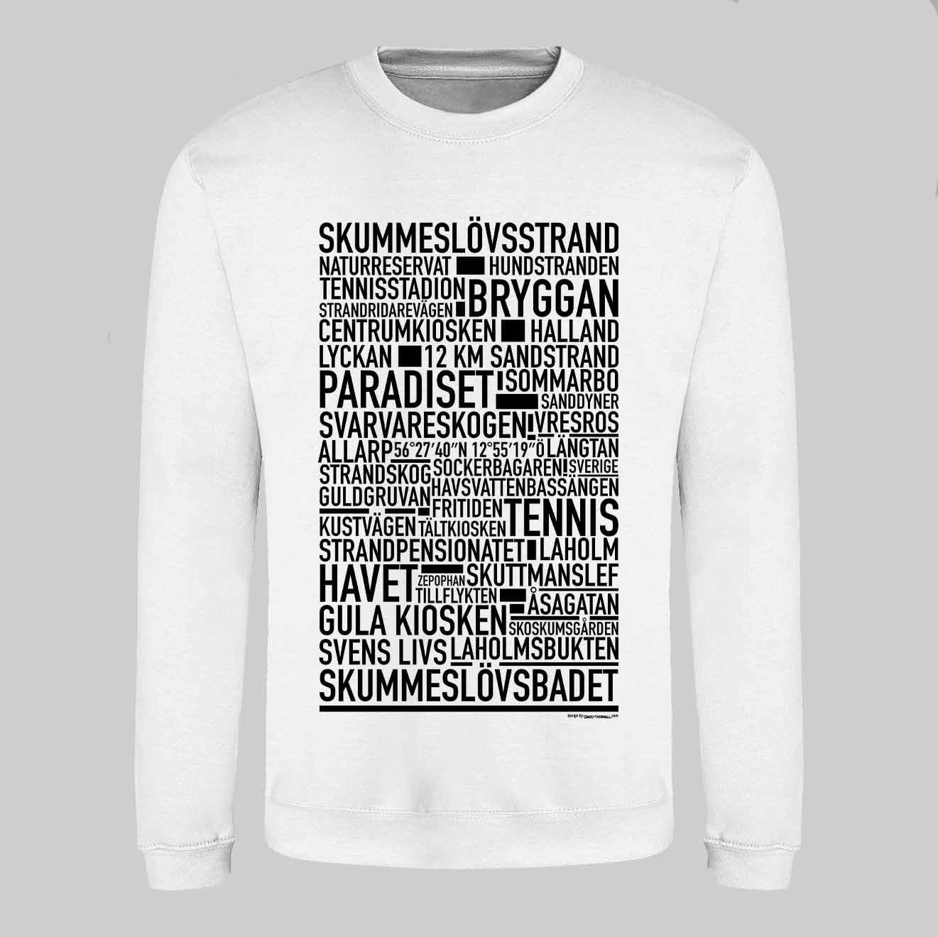 Skummeslövsstrand Text Sweatshirt