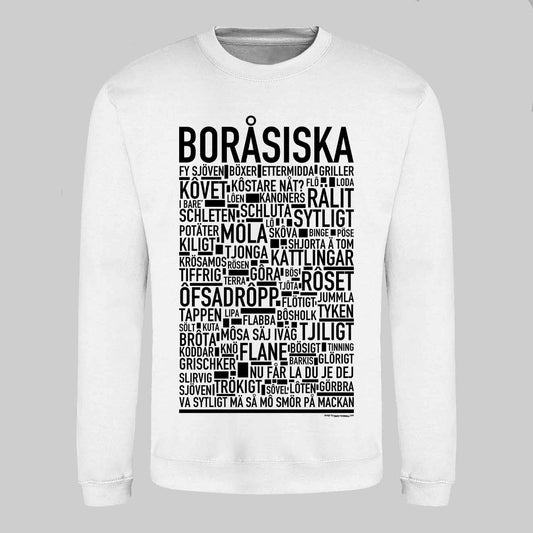 Boråsiska Dialekt Text Sweatshirt