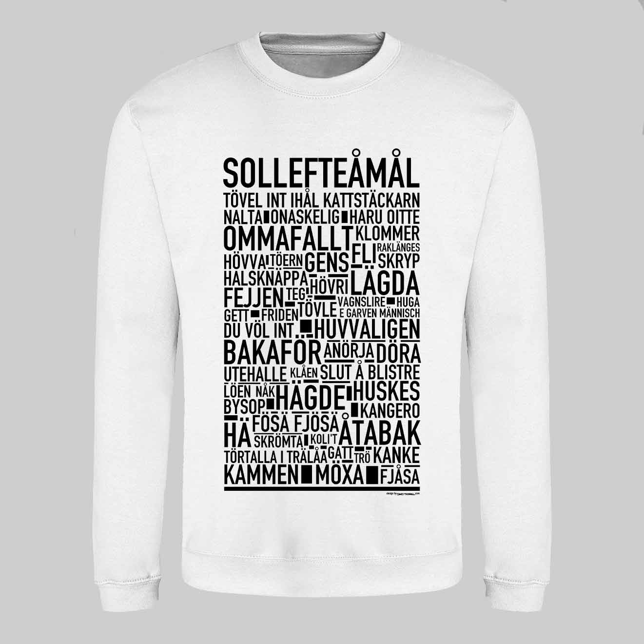 Solleftemål Dialekt Text Sweatshirt