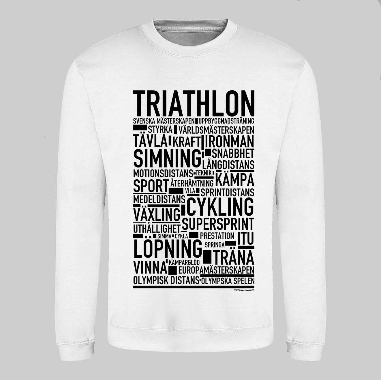 Triathlon Text Sweatshirt