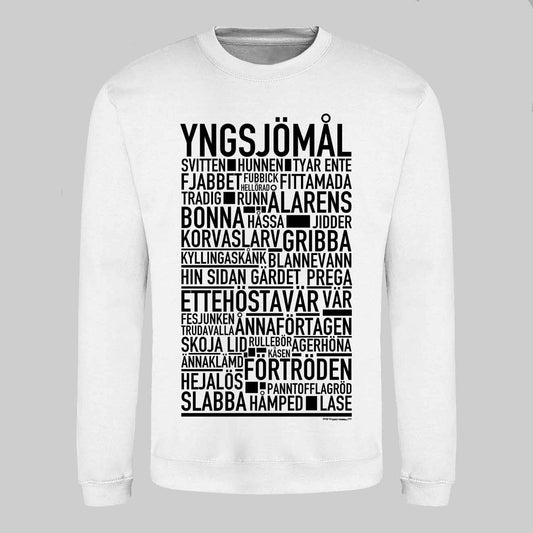 Yngsjömål Dialekt Text Sweatshirt