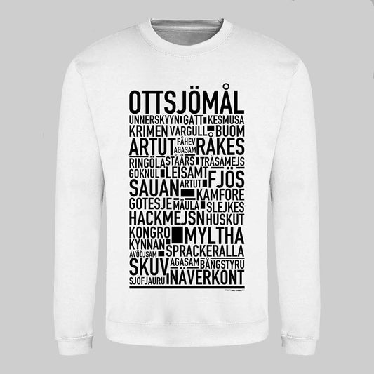 Ottsjömål Dialekt Text Sweatshirt