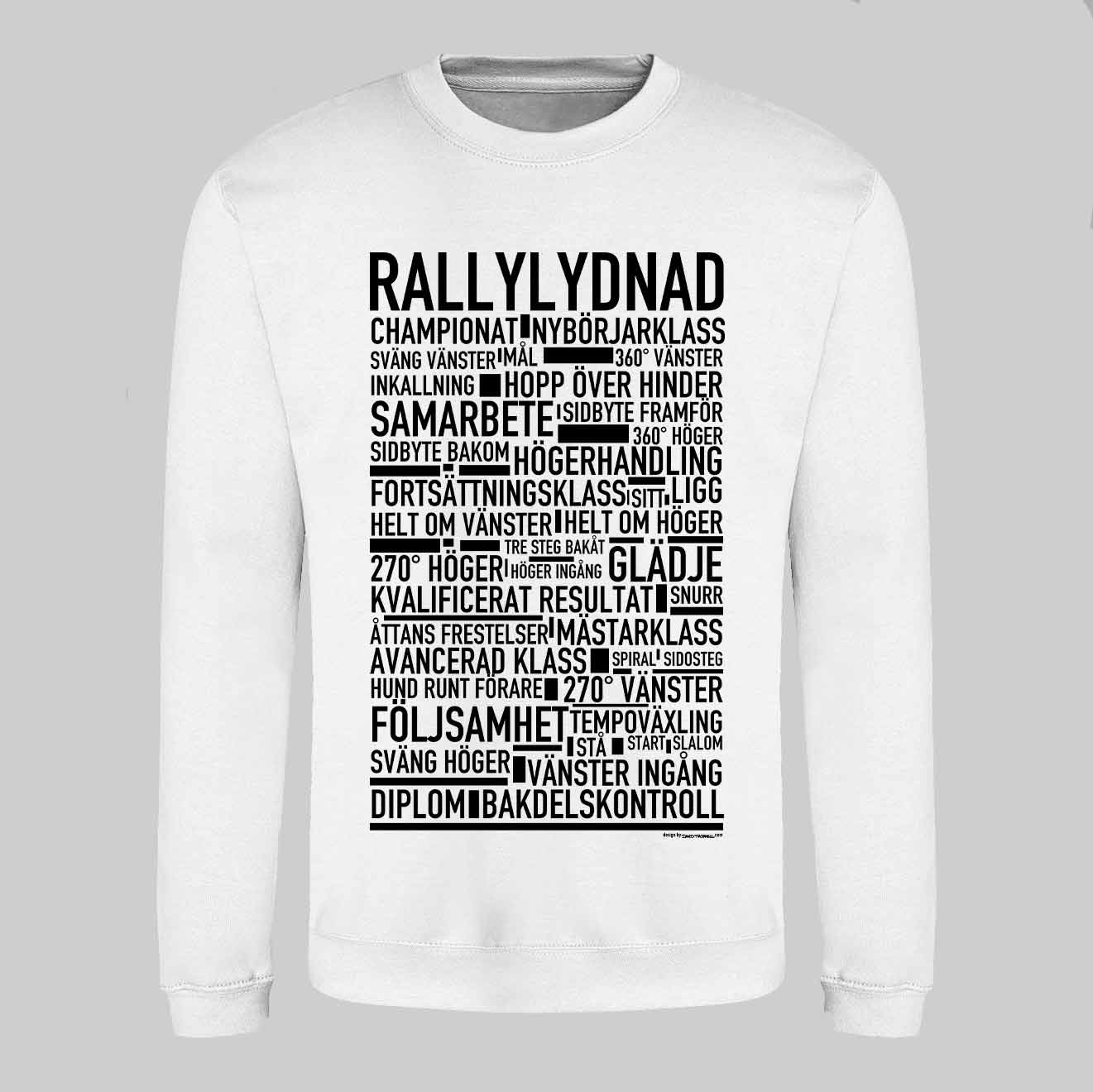 Rallylydnad Text Sweatshirt