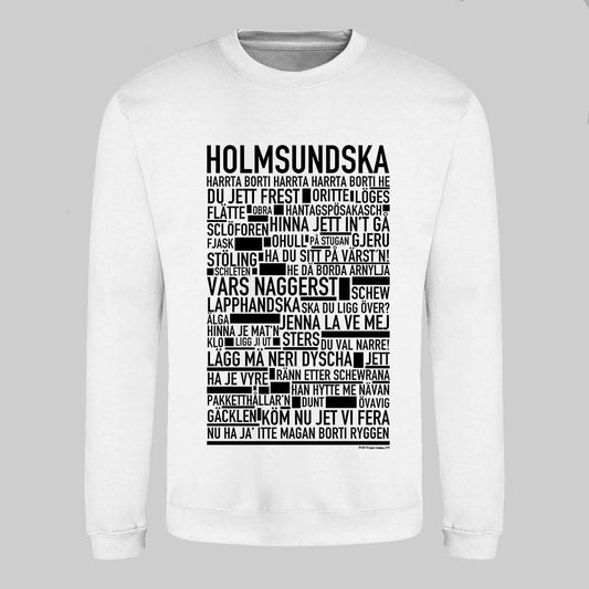 Holmsundska Dialekt Text Sweatshirt