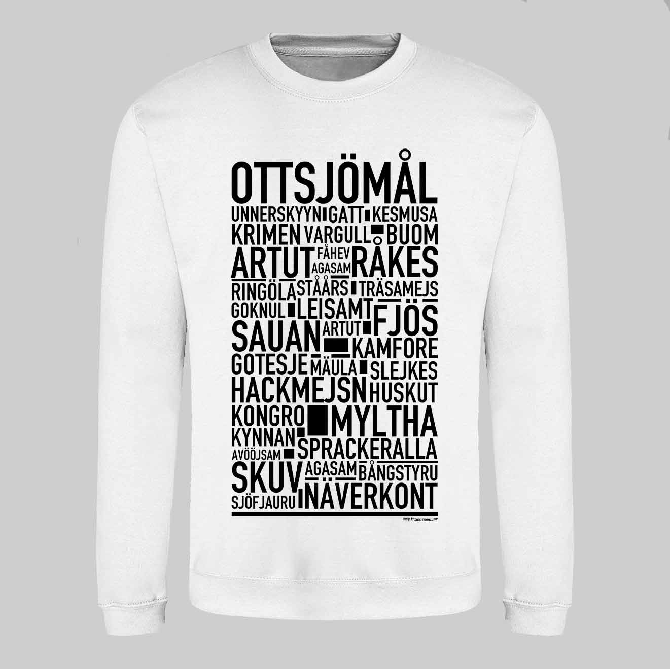 Ottsjömål Dialekt Text Sweatshirt