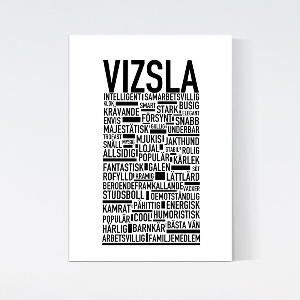 Vizsla Text Poster