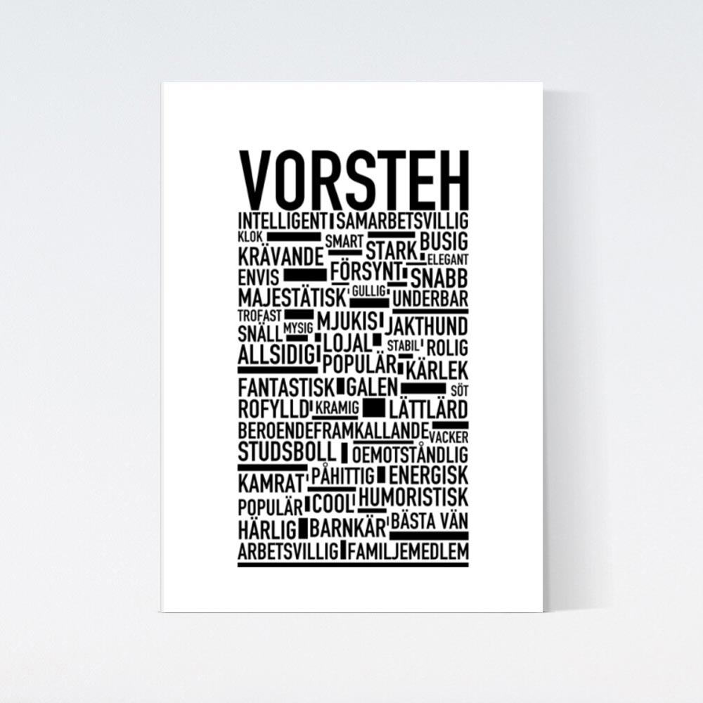 Vorsteh Text Poster