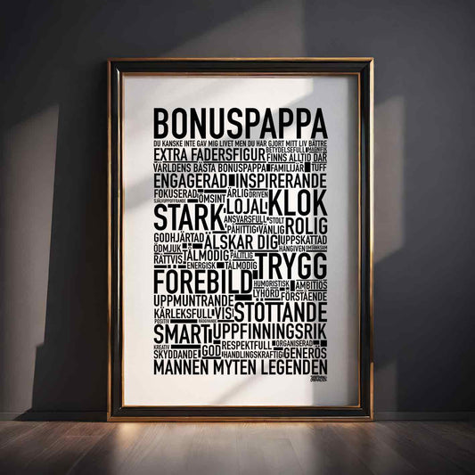 Bonuspappa 2024 Text Poster