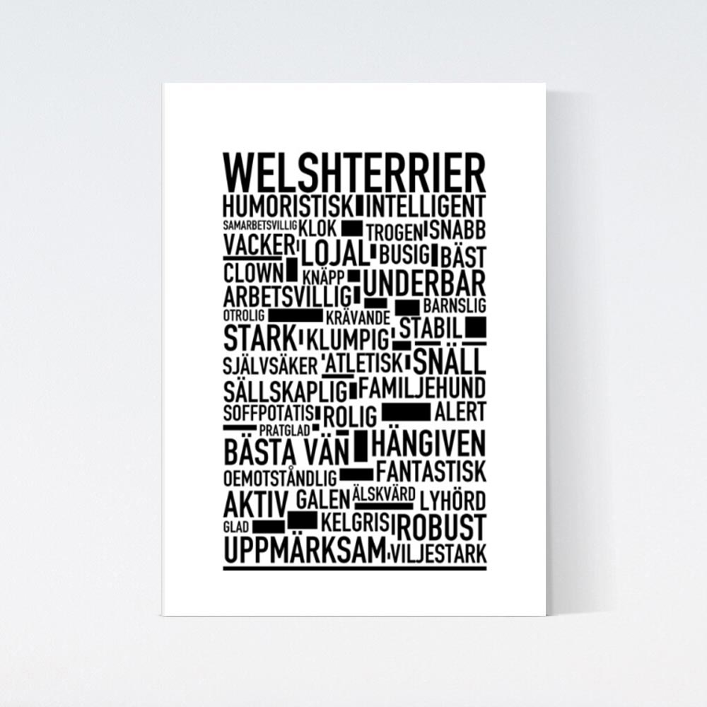 Welshterrier Text Poster