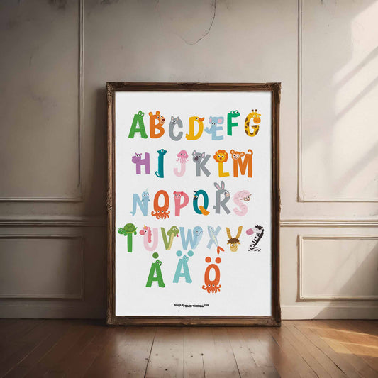 ABC Of Animals Poster