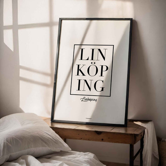 Lidköping Simple Text Poster