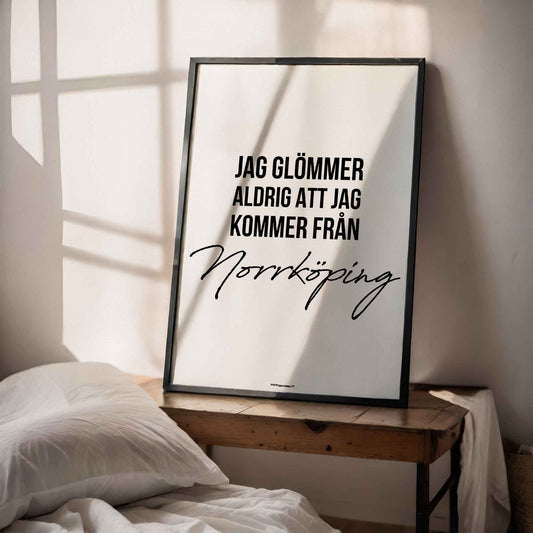 Jag Glömmer Aldrig Norrköping Poster