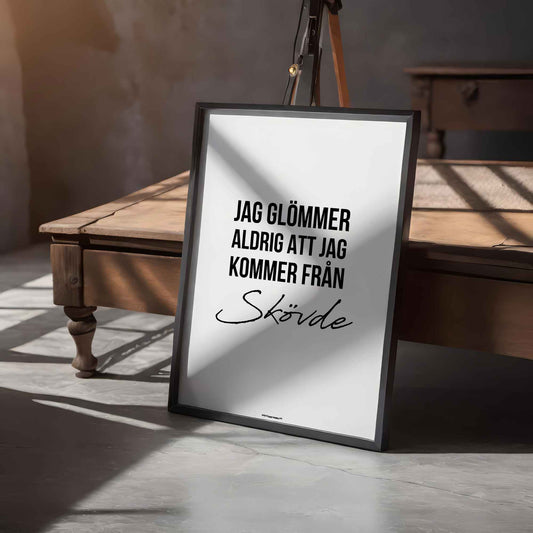 Jag Glömmer Aldrig Skövde Poster