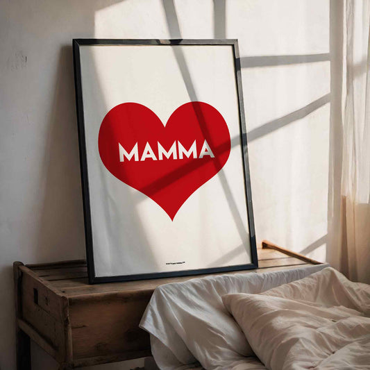 Mamma Heart Poster