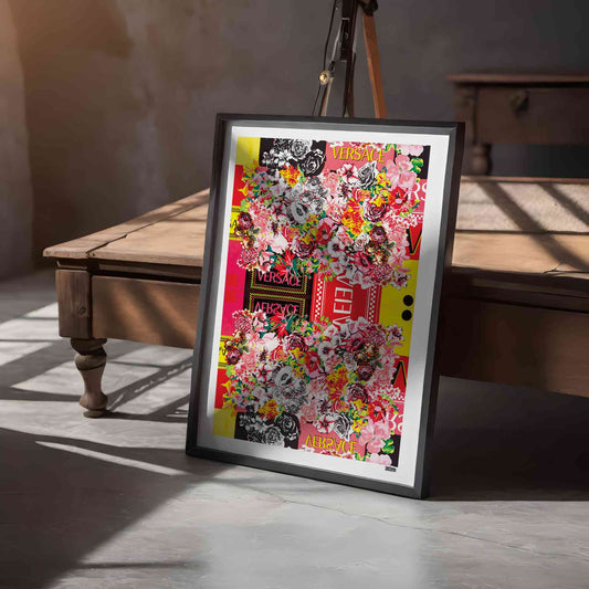 Versace Flower Poster