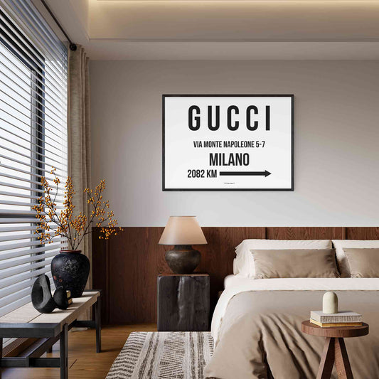 Gucci Milano Distance Poster