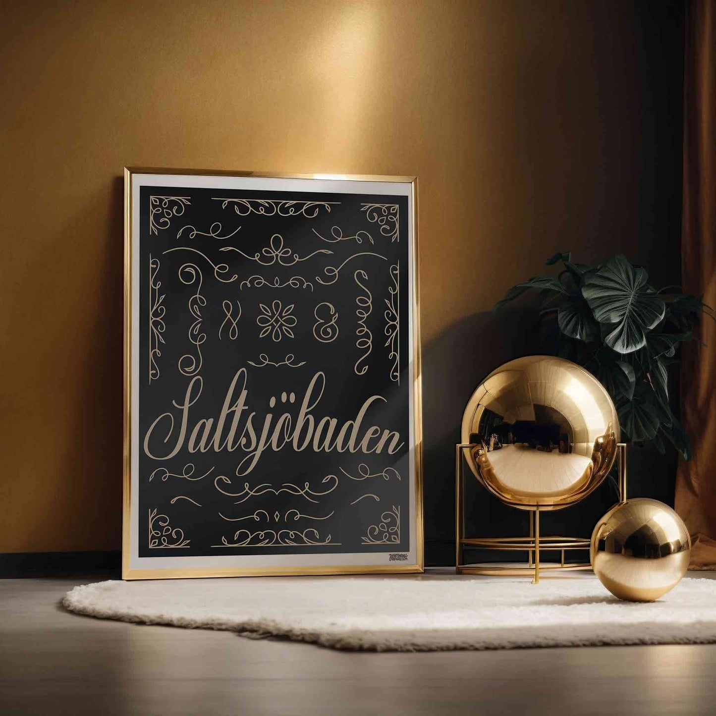 Saltsjöbaden Art Deco Poster