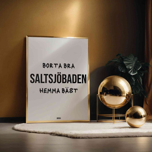 Saltsjöbaden Hemma Bäst Poster
