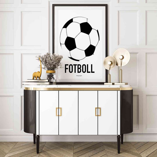 Soccer Ball Image Poster